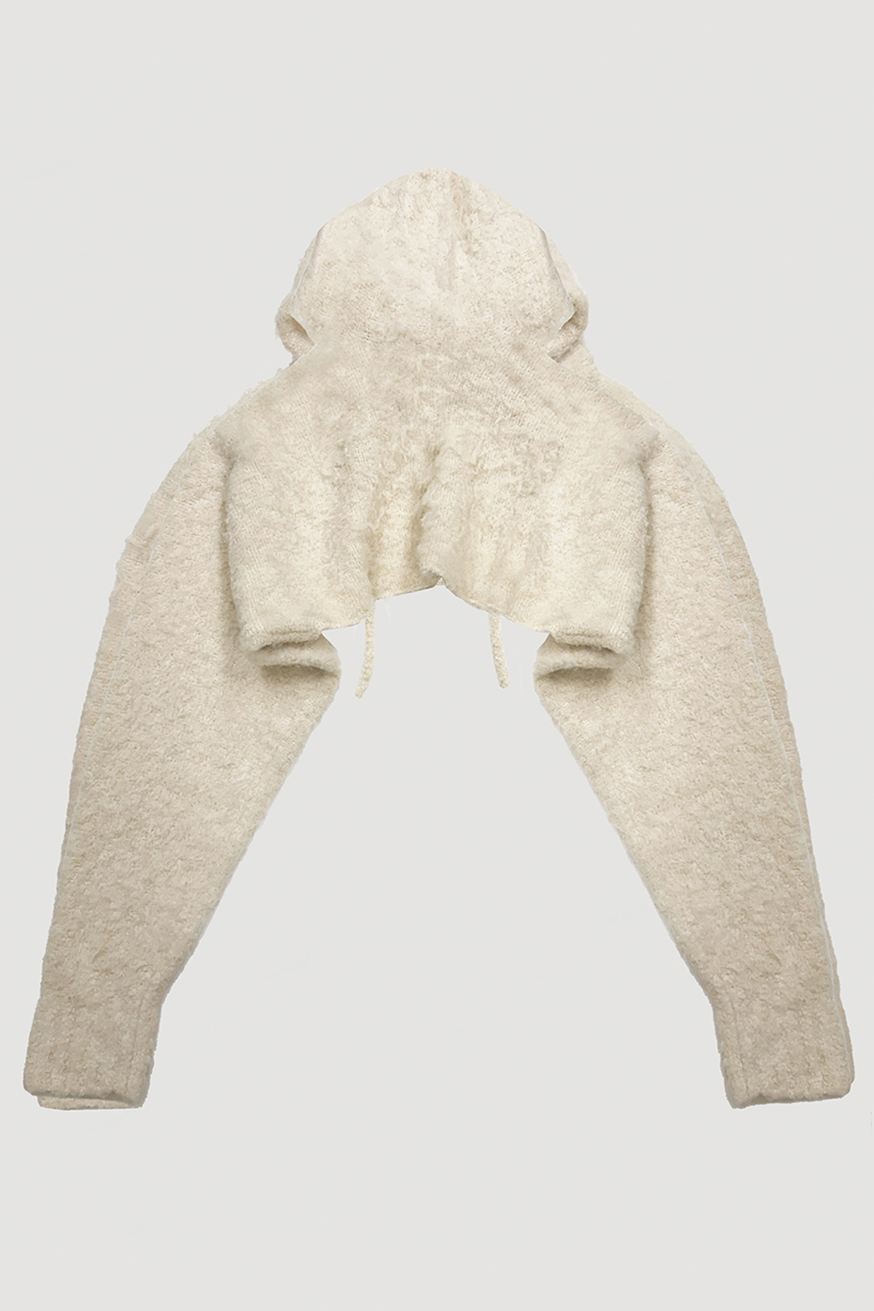 MUFFLER KNIT CARDIGAN / IVORY
