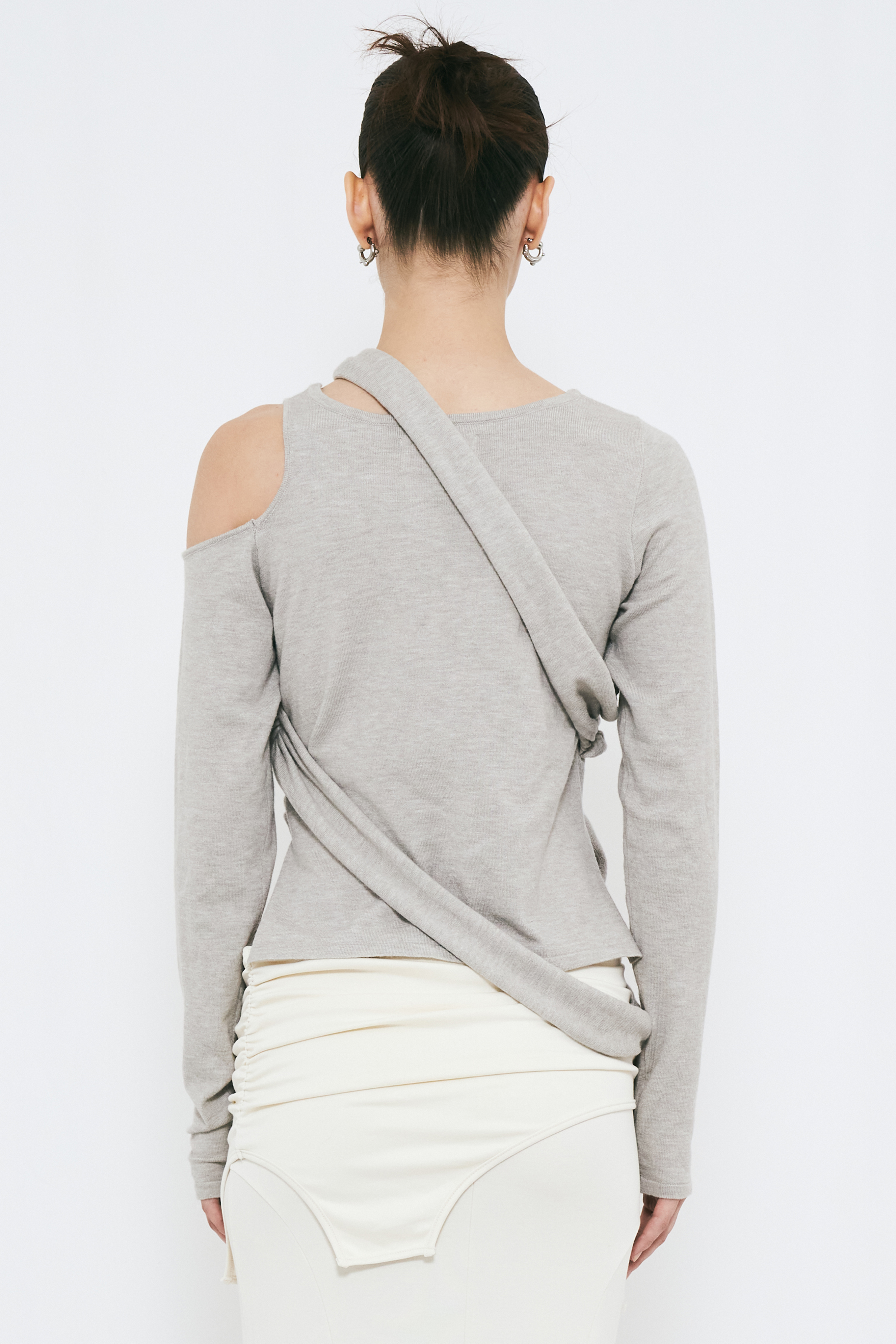 【PRE ORDER】MULTI WAY KNIT TOP / GRAY
