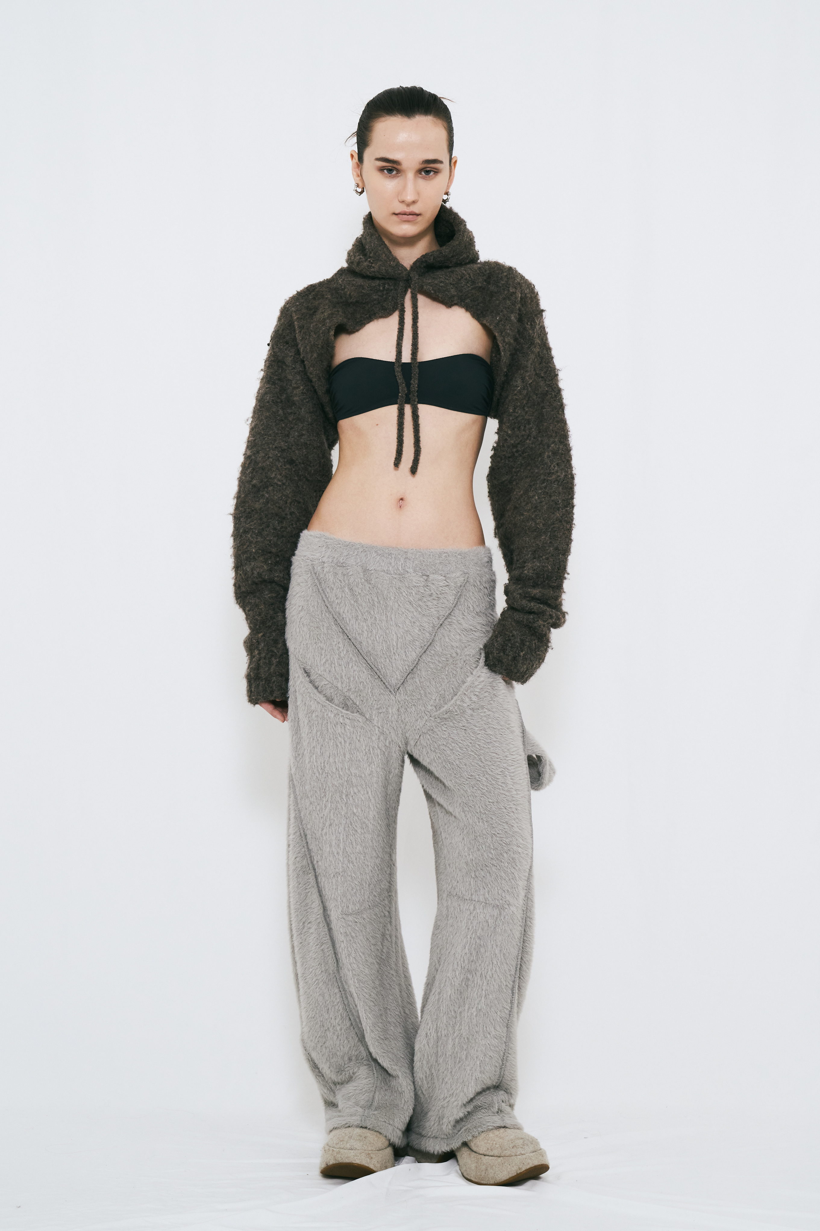 SHAGGY SWEAT PANTS / GRAY