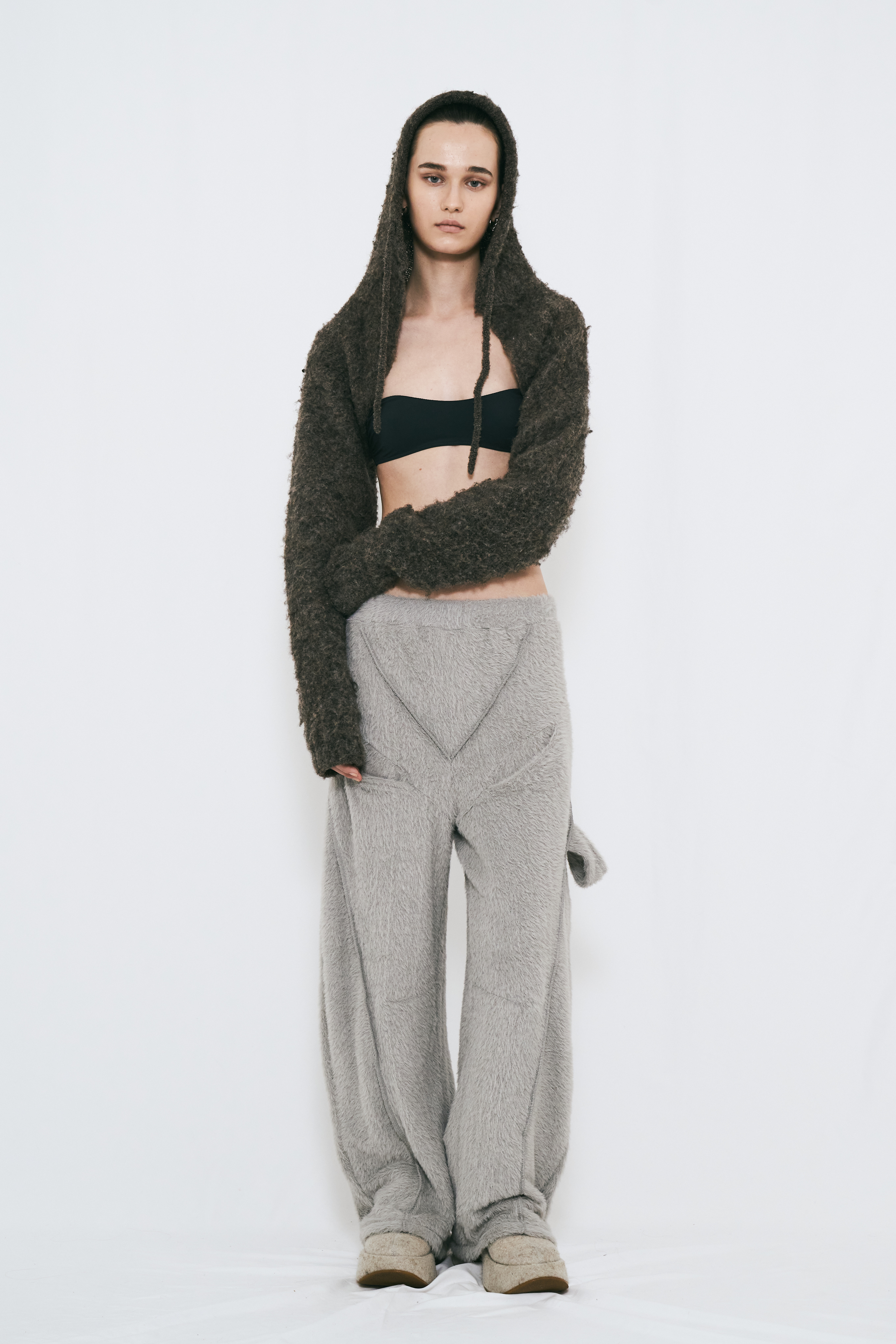 SHAGGY SWEAT PANTS / GRAY